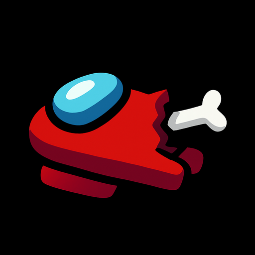 Dead among us.
In-Game asset.  2d.  High contrast.  No shadows