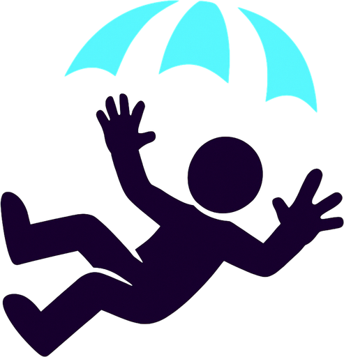 Slow fall.
In-Game asset.  2d.  High contrast.  No shadows