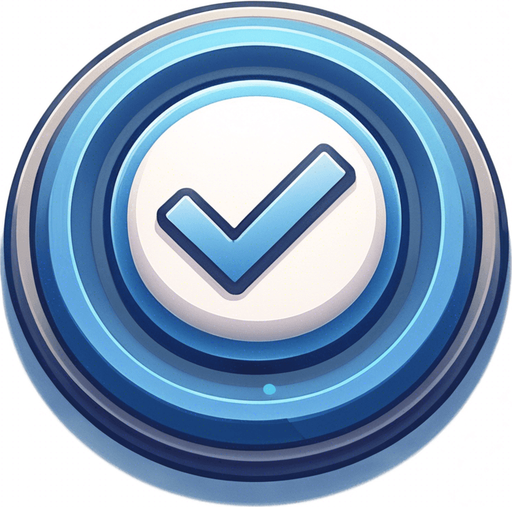 Replace the checkmark symbol with a question mark.