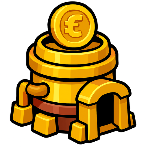 Gold mine of clash of clans.
In-Game asset.  2d.  High contrast.  No shadows