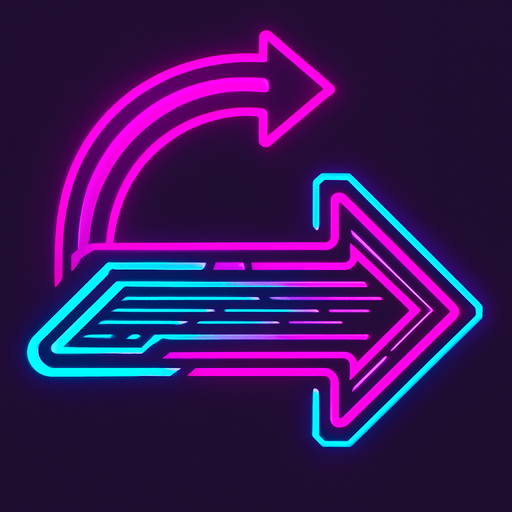 Cyberpunk style swipe note for music rhythm game.
In-Game asset.  2d.  High contrast.  No shadows