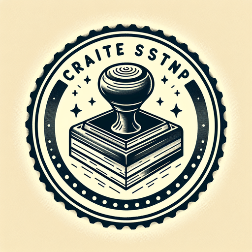 stamp to take prints.
Single Game Texture. In-Game asset. 2d. Blank background. High contrast. No shadows.