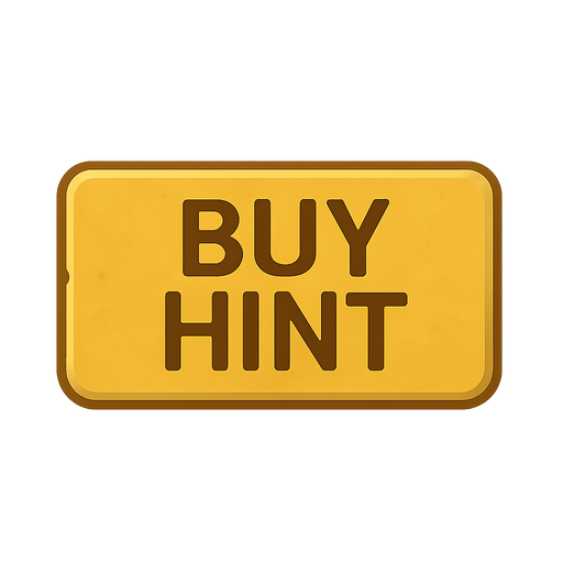 üzerinde buy hint yazan sarı bir buton. No background. Transparent background. Blank background. No shadows. 2d. In-Game asset. flat