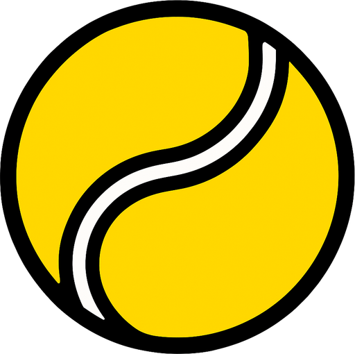 tennis ball.
In-Game asset.  2d.  High contrast.  No shadows