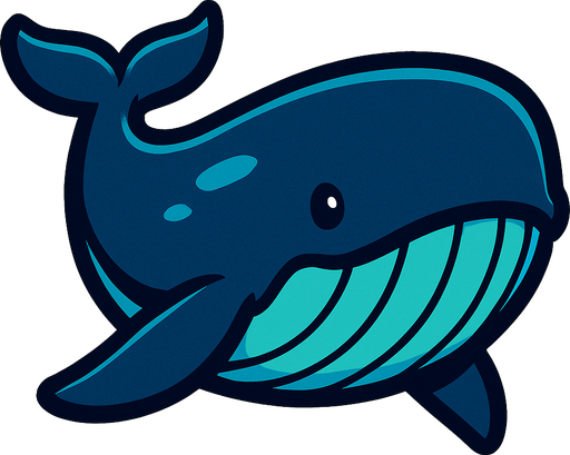 make a whale.
In-Game asset.  High contrast.  No shadows