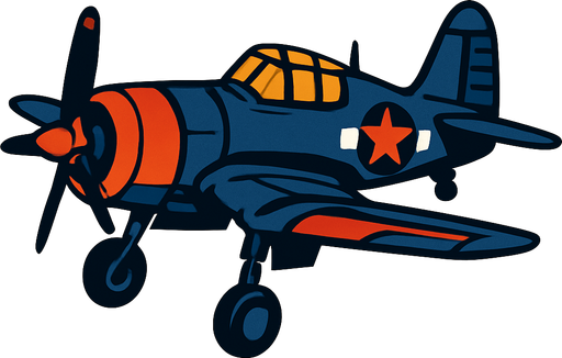 warplane.
In-Game asset.  2d.  High contrast.  No shadows