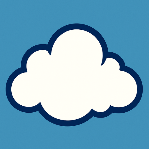 cloud.
In-Game asset.  2d.  High contrast.  No shadows