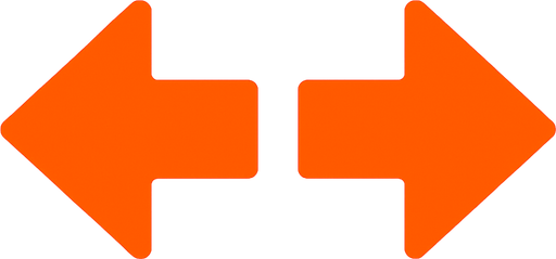Sağ sola hareket oktuşuşlar.
In-Game asset.  2d.  High contrast.  No shadows