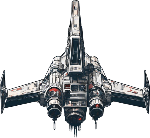 Fais le ressembler à un TIe Fighter