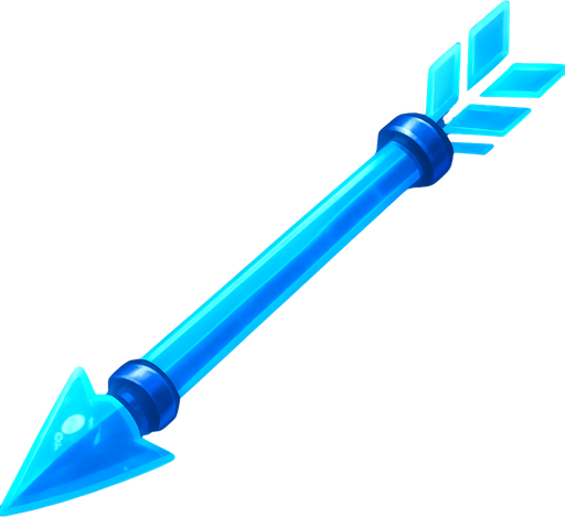 Blue glow. Magical