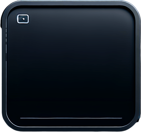 basic rectangular empty black popup.
UI element.