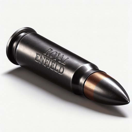 Royal Enfield bullet in black colour and full realistic.
Single Game Texture. In-Game asset. 2d. Blank background. High contrast. No shadows.