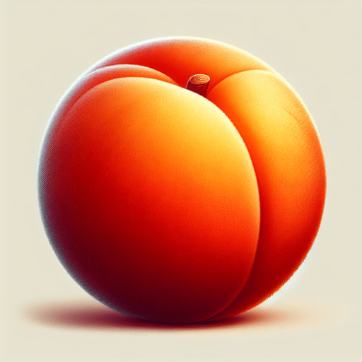 a peach fruit png.
Single Game Texture. In-Game asset. 2d. Blank background. High contrast. No shadows.