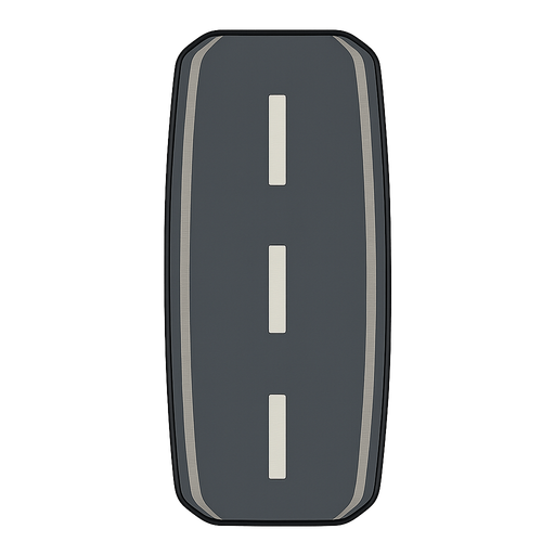 road. No background. Transparent background. Blank background. No shadows. 2d. In-Game asset. flat