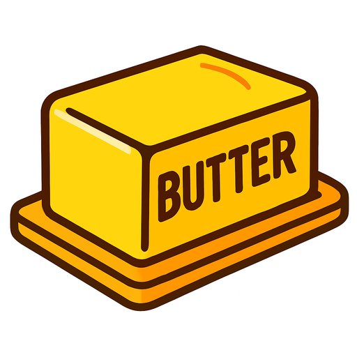 mantequilla.
In-Game asset.  2d.  High contrast.  No shadows