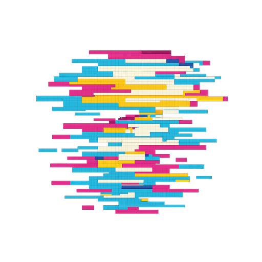 glitch effect by itself.
In-Game asset.  2d.  High contrast.  No shadows