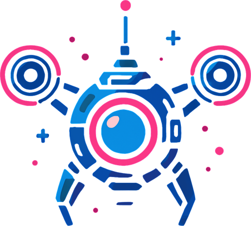 Space drone.
In-Game asset.  2d.  High contrast.  No shadows
