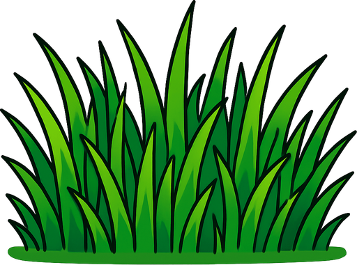 düz çimen resmi.
In-Game asset.  2d.  High contrast.  No shadows