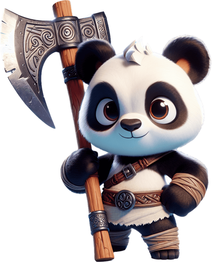 Worlds FRVR Panda with axe