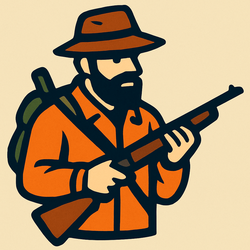 Hunter.
In-Game asset.  2d.  High contrast.  No shadows