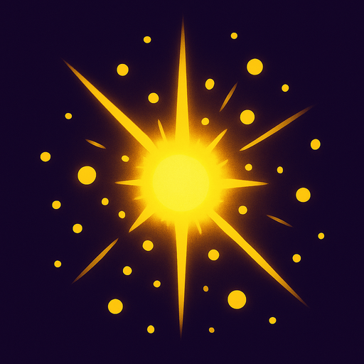 scatter light.
In-Game asset.  2d.  High contrast.  No shadows