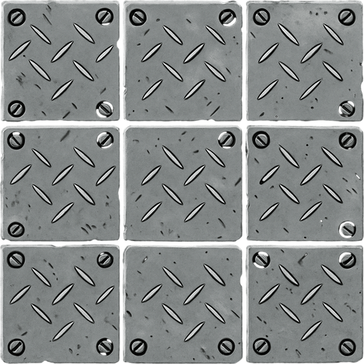 SUELO 2D DE METAL PLATEADO.
In-Game asset.  2d.  High contrast.  No shadows