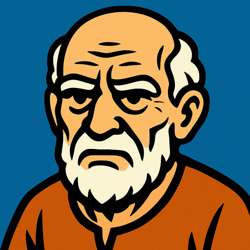 old person.
In-Game asset.  2d.  High contrast.  No shadows