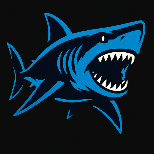 Megalodon.
In-Game asset.  2d.  High contrast.  No shadows