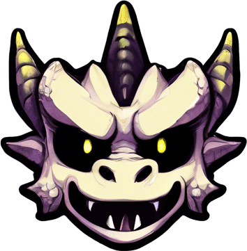 The dragon has much bigger yellow pupils