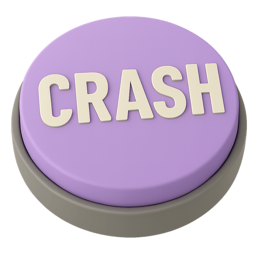 birebir aynısı sadece HI_HAT yerine CRASH yazsın ve butonunun rengi açık mor lila olsun.  Transparent background. Blank background.