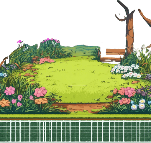 ekranın altını çimenlerin altını kahverengi yap