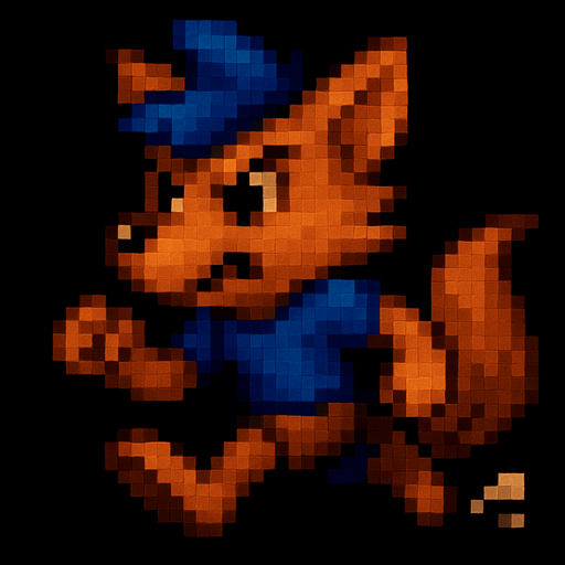 Corriendo, pixelart