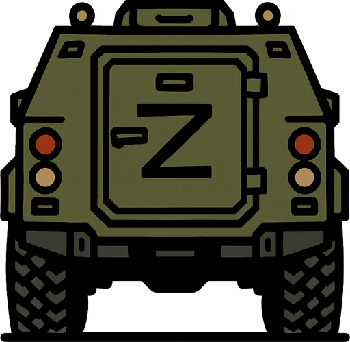 zırhlı aracaın arkası.
In-Game asset.  2d.  High contrast.  No shadows