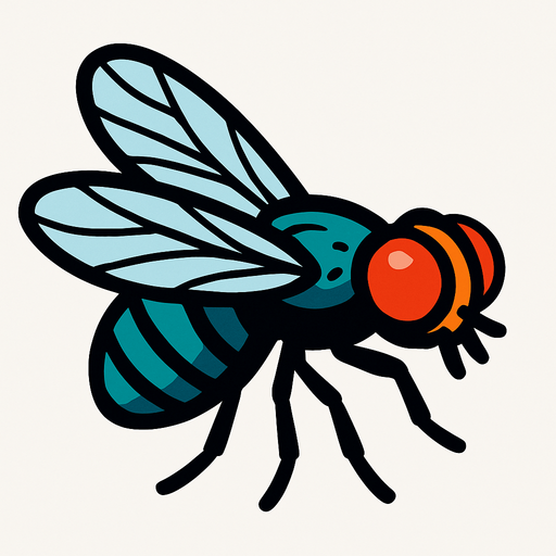 fly.
In-Game asset.  2d.  High contrast.  No shadows