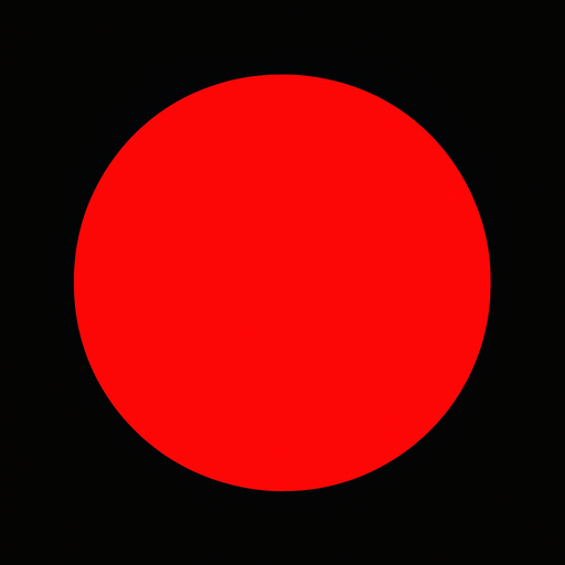 make a circle red.
In-Game asset.  2d.  High contrast.  No shadows