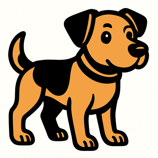 Köpek.
In-Game asset.  2d.  High contrast.  No shadows