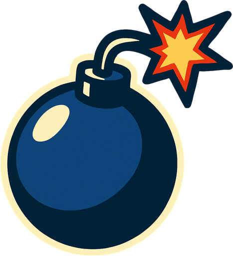 Bomba.
In-Game asset.  2d.  High contrast.  No shadows