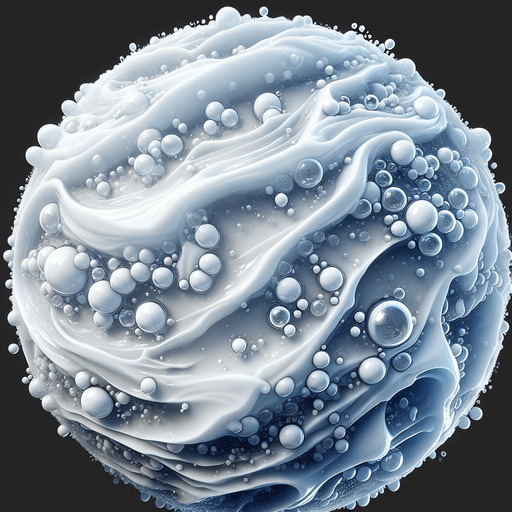 white water bubble.
Single Game Texture.  In-Game asset.  2d.  Blank background.  High contrast.  No shadows