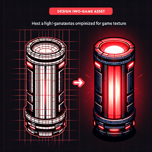 Red laser.
Single Game Texture.  In-Game asset.  2d.  Blank background.  High contrast.  No shadows