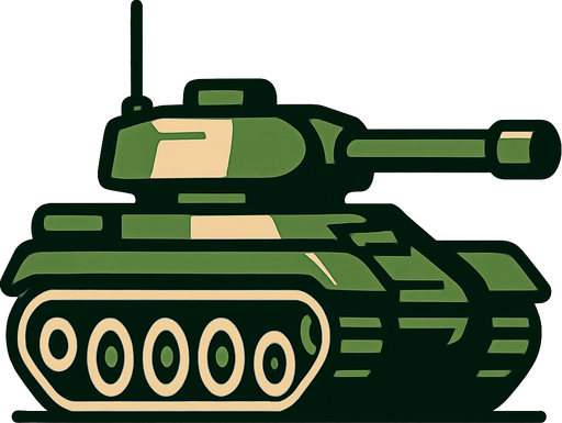 tank.
In-Game asset.  2d.  High contrast.  No shadows