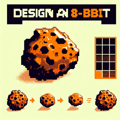 8-bit. asteroid. orange. in game asset. 2d. no shadow..
Single Game Texture. In-Game asset. 2d. Blank background. High contrast. No shadows.