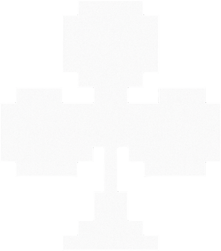 haz que este trebol blanco, sea pixeleado de 16x16