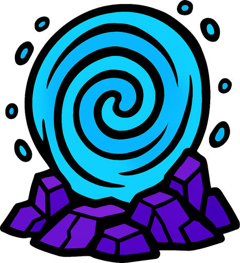 Portal.
In-Game asset.  2d.  High contrast.  No shadows