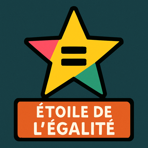 Étoile de l'égalité.
In-Game asset.  2d.  High contrast.  No shadows