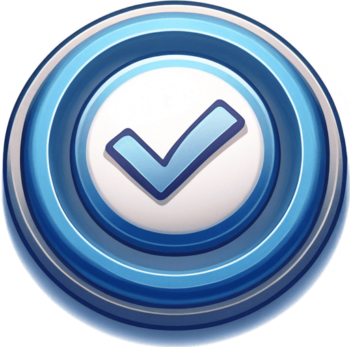 Replace the checkmark symbol with a question mark.