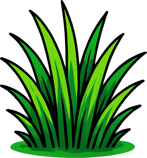 çim.
In-Game asset.  2d.  High contrast.  No shadows