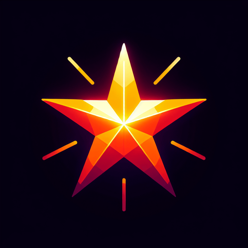 star.
Single Game Texture.  In-Game asset.  2d.  Blank background.  High contrast.  No shadows