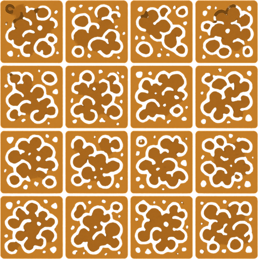 Bloque de tierra sin césped, visto desde arriba, con efecto repetido para unirse a otros bloques, ocupar el cuadro completo de imagen
In-Game asset.  2d.  High contrast.  No shadows
