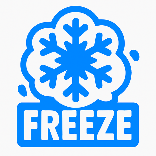 2d Freeze.
In-Game asset.  2d.  High contrast.  No shadows