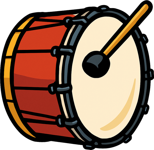 davul.
In-Game asset.  2d.  High contrast.  No shadows